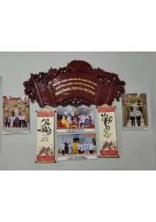 Bảng vàng 6 chữ NHÂN NGHĨA TÂM TÀI TRÍ DŨNG