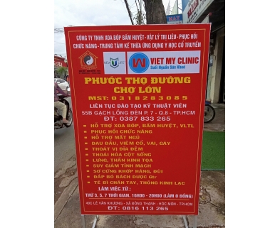 CƠ SỞ VẬT CHẤT TẠI PHƯỚC THỌ ĐƯỜNG 